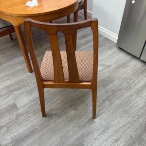 Wooden dining table and chairs - Image 2