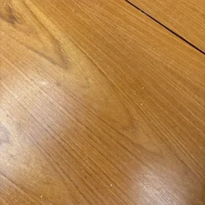 Wooden dining table and chairs - Image 4