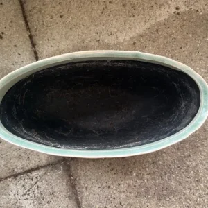 Handmade Green Glaze Plant Pot - Image 3
