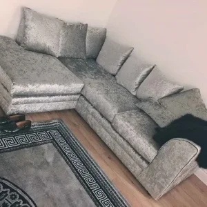 Blacko Beauty Dylan Crushed Corner or 3+2 Sofas - Image 2
