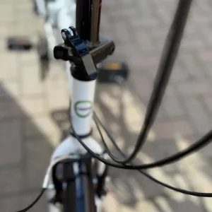 Ecosmo Commuter Folding Bike in white, 7SP Shimano - Image 5