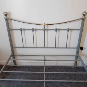 Metal double bed frame - Image 4