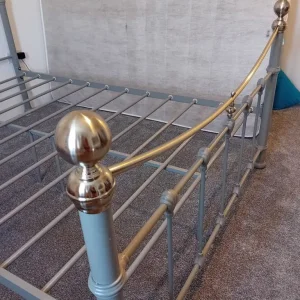 Metal double bed frame