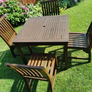 Brackenstyle premium 4 person garden patio set - Image 4