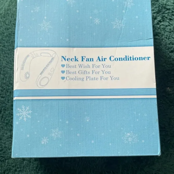 Neck fan with cooling plate