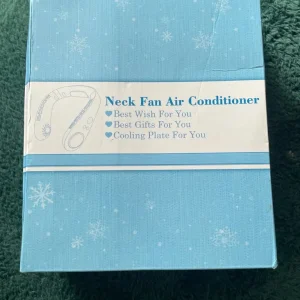 Neck fan with cooling plate