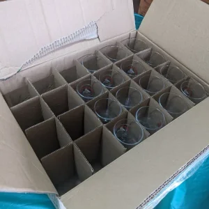 Birra Moretti Half Pint Glasses X 15. New and Boxed - Image 2