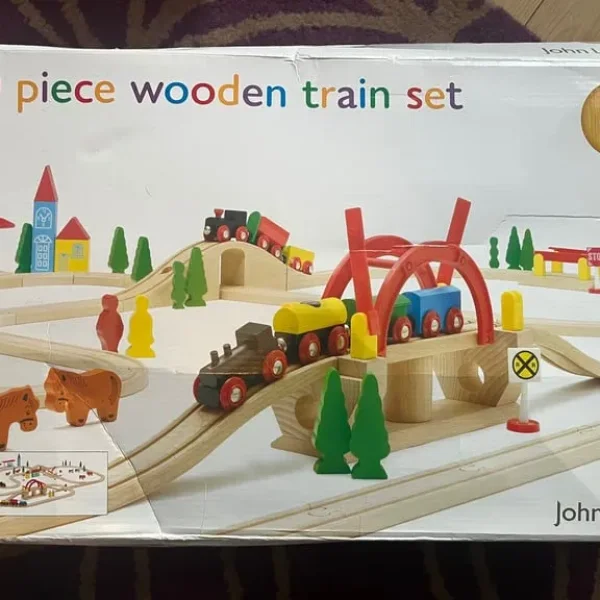 John Lewis 120-piece wooden train set
