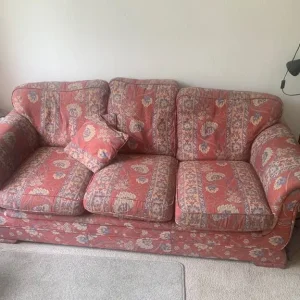 3 seater sofa and arm chairs