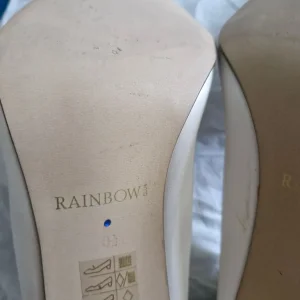 Ivory Satin Bridal Shoes - Image 4