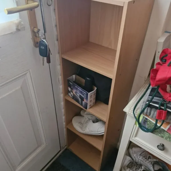 Set of 4 free standing Cube Shelves