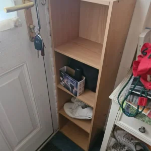 Set of 4 free standing Cube Shelves