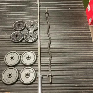 Various Olympic plates, equipment and matting - Image 3