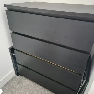 Ikea Black Drawers