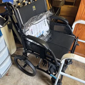 Almost brand new crash tested wheelchair