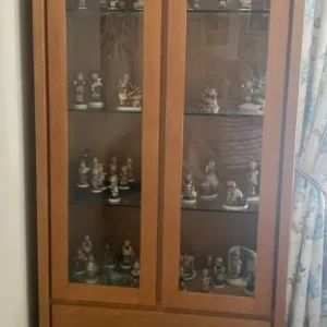 Oak Display Cabinet