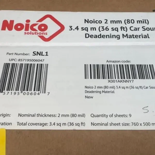 Car Sound Deadening Sheets - Noico 2mm