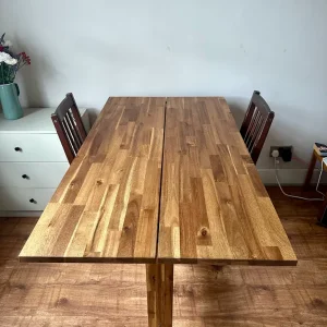 Ikea NACKANÄS acacia dining table (140x76 cm) - Image 2