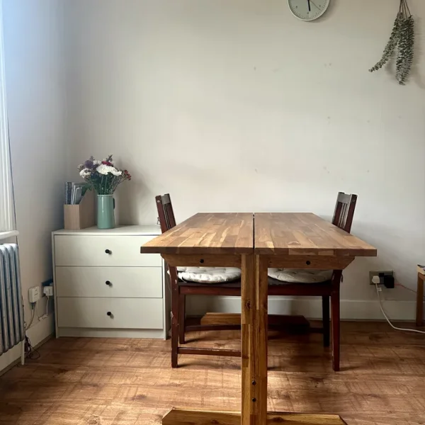 Ikea NACKANÄS acacia dining table (140x76 cm)
