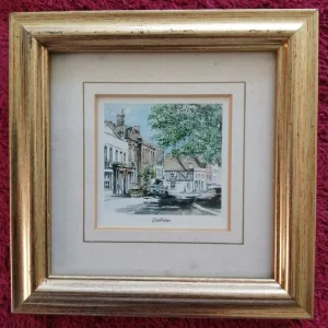 3 x Small North Essex Themed Prints – Colchester Castle, Eld Lane, Dedham High St - Image 4