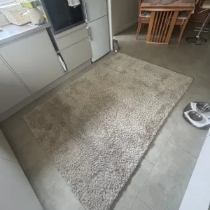 Dunelm 160x230cm shaggy rug cream - Image 2