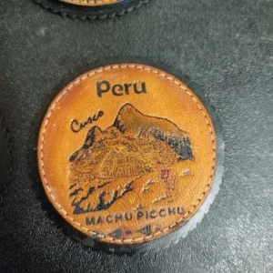 Leather Coasters Set of 6 from Peru - Image 7