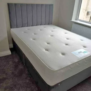 King size divan bed with mattress