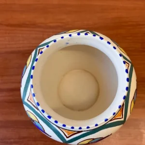 Honiton Pottery 1930s Art Deco Hand-Painted Vase - Image 6