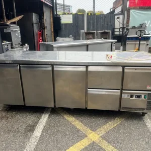 2.35 CM LONG BENCH WORK FRIDGE FOR CAFE OR TAKEAWAY SHOP - Image 2