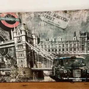 Canvas landscape of London