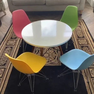 Small table and four chairs