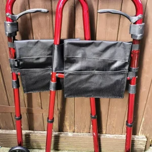DRIVE FOLDAWAY RED PERSONAL ZIMMER WALKING FRAME - Image 8