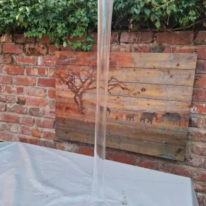 80cm test tube glass vase