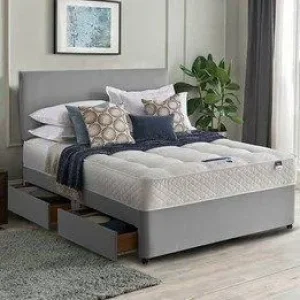Divan bed with soft velvet fabric and drawers – Single, Small Double, Double, King Size