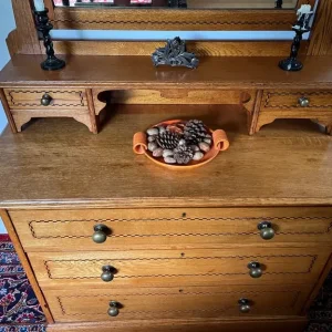 Antique Arts and Crafts Dresser Chest of Drawers - Image 7