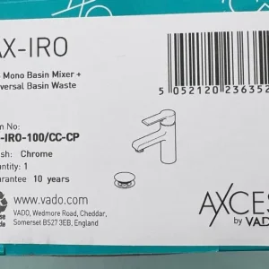 Axces Irlo Mono Basin Mixer Tap - Image 3