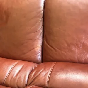3 Seater Leather Sofa - Image 4