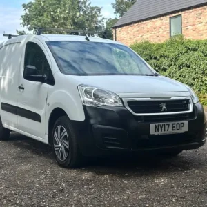 2017 Peugeot Partner 1.6HDi White Panel Van 3dr Manual Diesel NO VAT