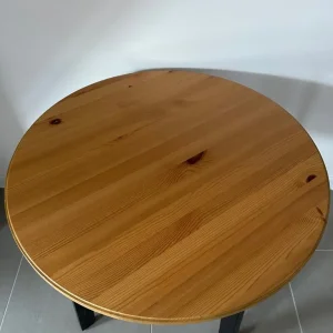 Round wood table - Image 2