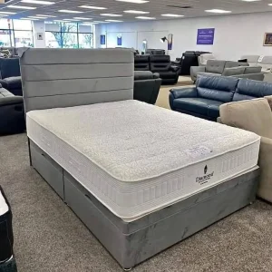 Divan Double Bed with Mattress and Drawers