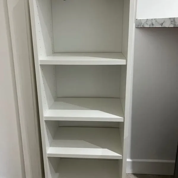 Small white Billy bookcase