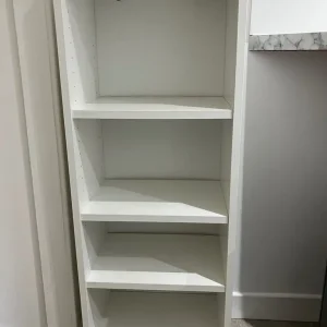 Small white Billy bookcase