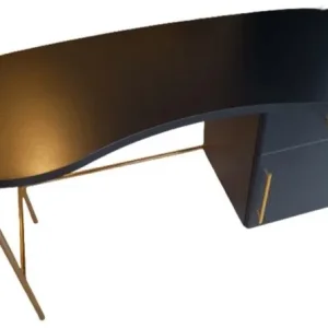 Habitat Jelly Bean Desk and Clarice Velvet Chair - Image 4
