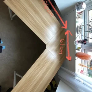 Oak Corner desk - Image 4