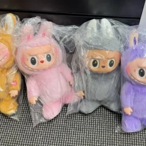 Labubu plush toys with dancing