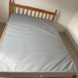 Double Bed and Mattress - Image 2