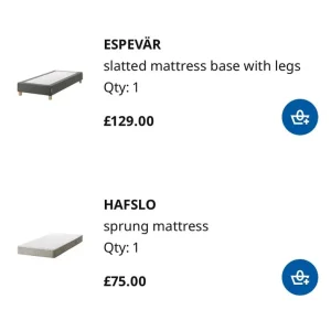 Grey Fabric Single Bed - Image 6