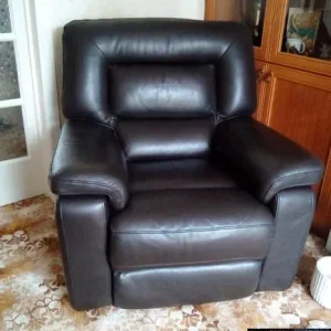 Brown Leather Suite - Image 5