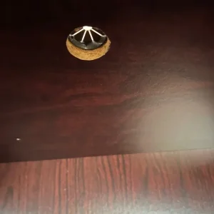 Large brown bookcase with two drawers - Image 5