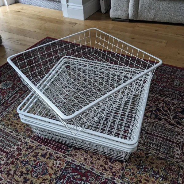 5 IKEA mesh baskets
